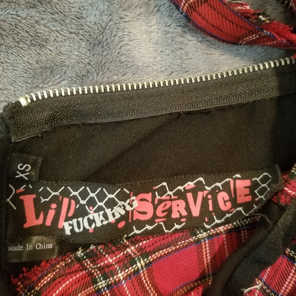 Vintage Lip Service Strappy Plaid Dress - Picture 6 of 9